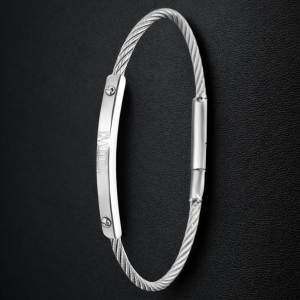 צמיד קשיח-כסף