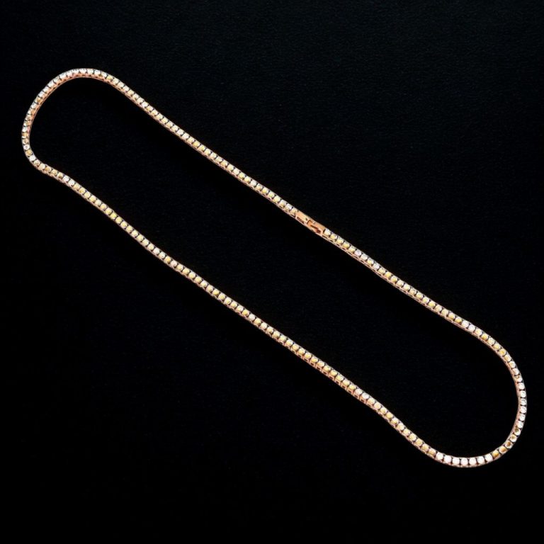 שרשרת טניס- רוז